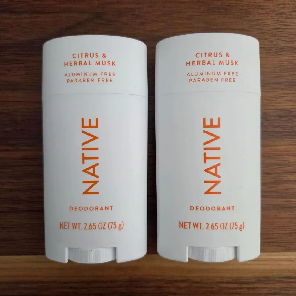 Native Citrus & Herbal Musk Aluminum Free 2 Count Deodorant 2.65 oz